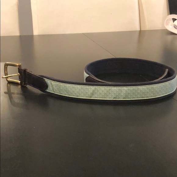 Vineyard Vines Other - Kelly Green Vineyard Whale Canvas Club Belt
